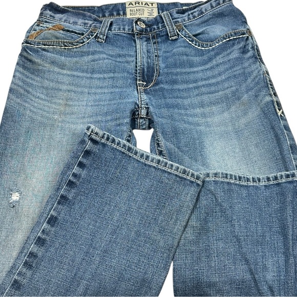 Ariat M4 Preston Relaxed Fit Bootcut Jeans Men's 31 x 34 Western Cowboy Rodeo - Picture 11 of 16